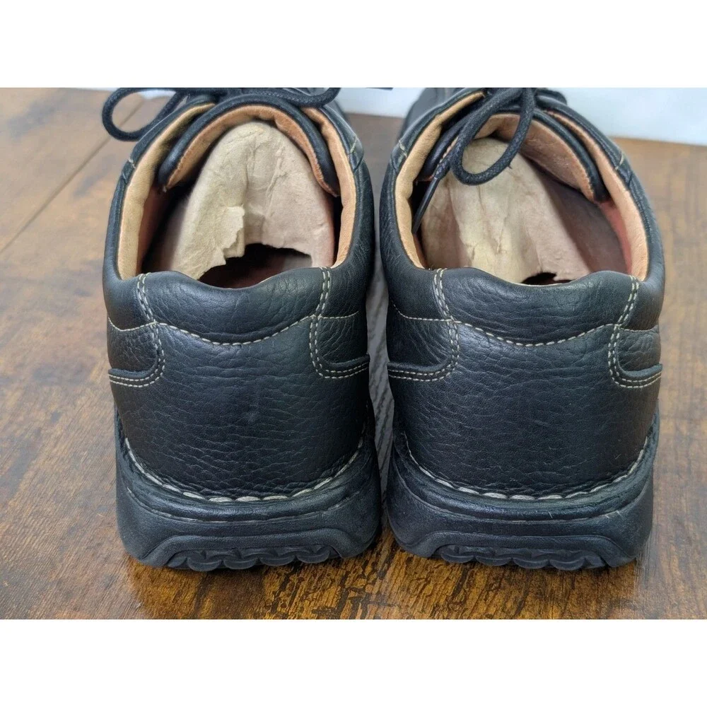 Clarks Nebulae Style Mens 9M Black Leather Lace Up Casual Shoes 75052